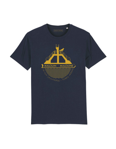 T-shirt Navy Plongeoir