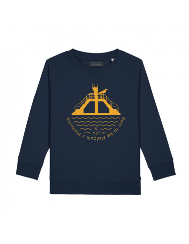Sweat kids navy plongeoir