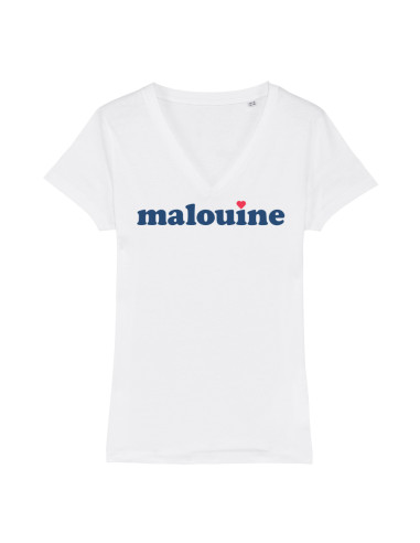 Le T-shirt Malouine - col V