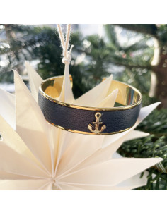 Bracelet manchette Ancre