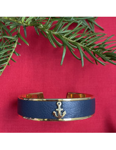 Bracelet manchette Ancre 2