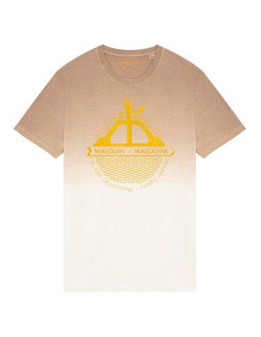 Le Plongeoir - T-shirt ombré beige