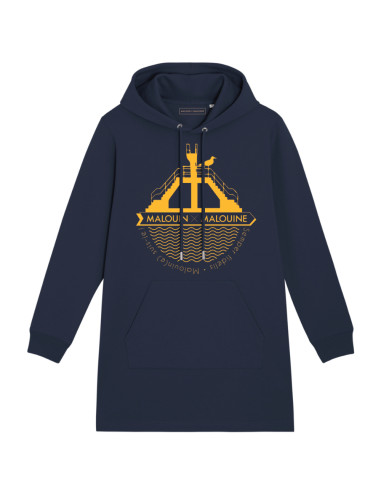 Robe sweat Navy Plongeoir Malo