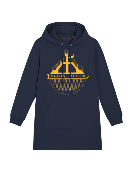 Robe sweat Navy Plongeoir Malo