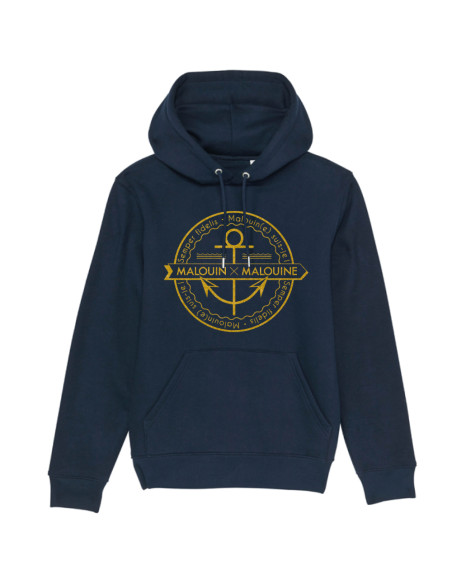 Sweat Hoodie Navy Ancre