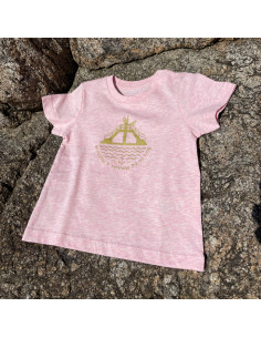 T-shirt Baby Plongeoir rose