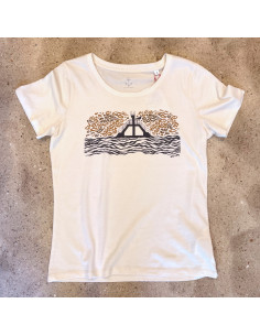 T-shirt Plongeoir Sauvage - creme