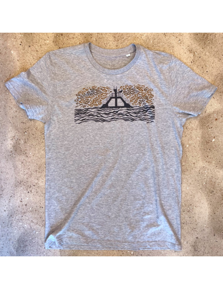 T-Shirt Plongeoir Sauvage - gris