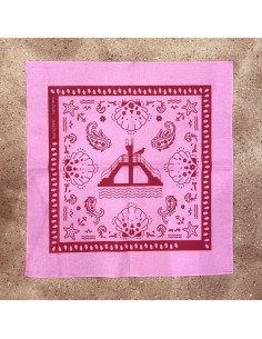 Foulard Bandana Plongeoir Malo - rose