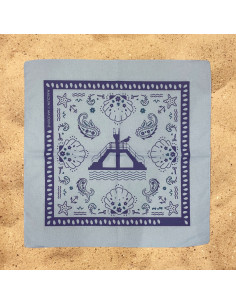Foulard Bandana Plongeoir - bleu