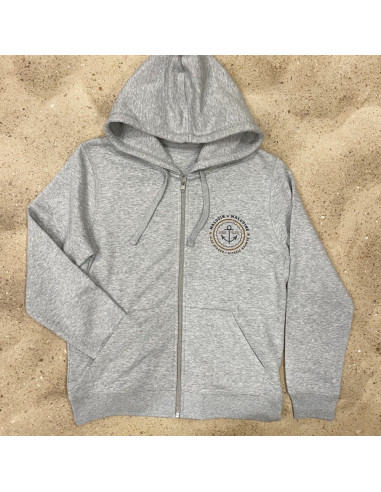 Sweat-shirt Hoodie Zip Plongeoir Sauvage