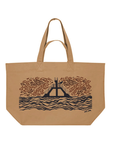 Maxi Sac Cabas Plongeoir Sauvage - Caramel