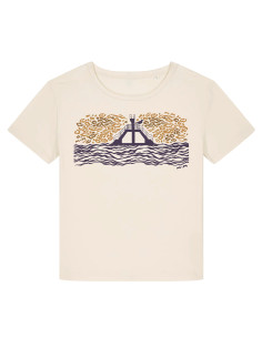 T-shirt Plongeoir Sauvage - creme - coupe large