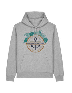 Sweat-shirt Hoodie Tropical - Ancre