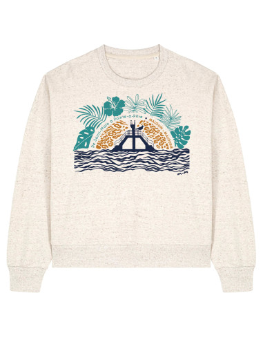 Sweat-shirt Femme Tropical - Plongeoir