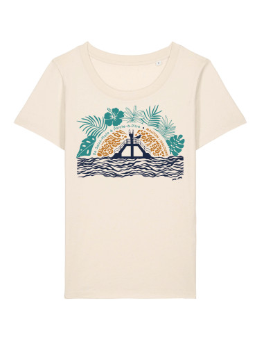 T-shirt femme Tropical - Plongeoir