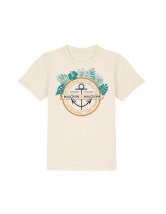 T-shirt Kids Tropical - Ancre