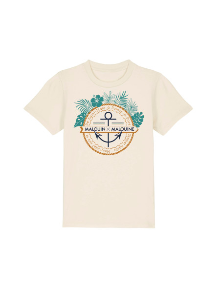 T-shirt Kids Tropical - Ancre