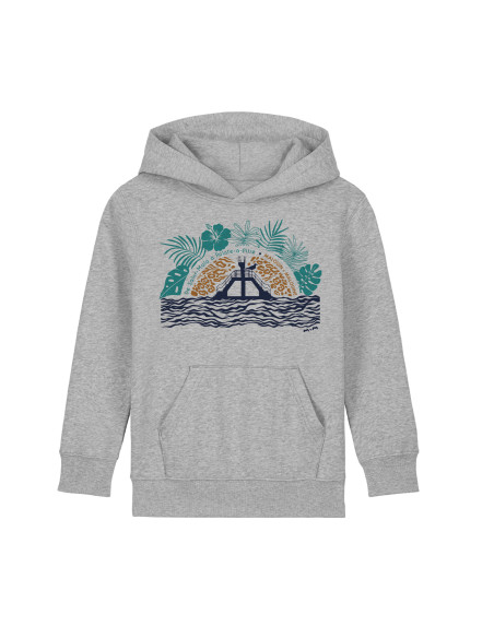 Sweat-shirt Hoodie Kids Tropical - Plongeoir