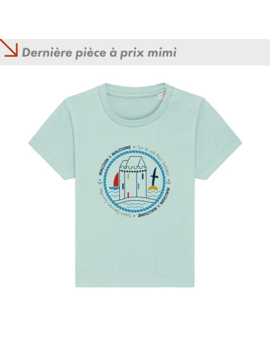 T-shirt Kids Solidor - Aqua