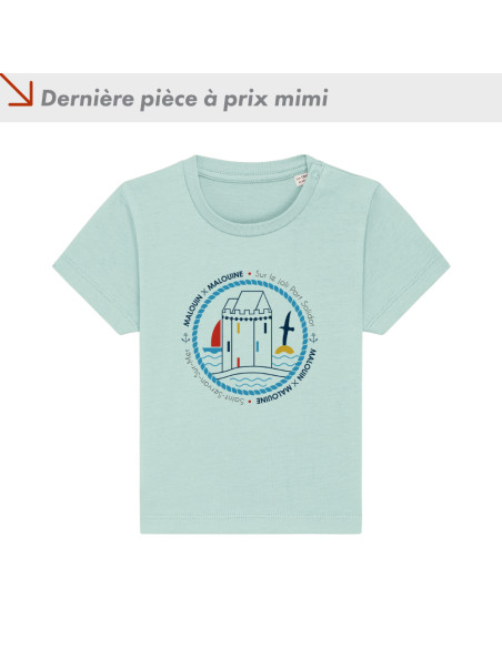 T-shirt Kids Solidor - Aqua