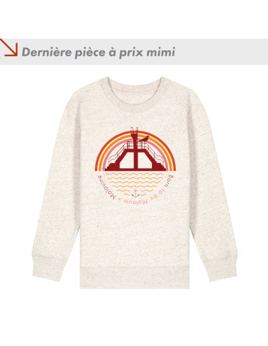 Sweat Kids Plongeoir - naturel chiné