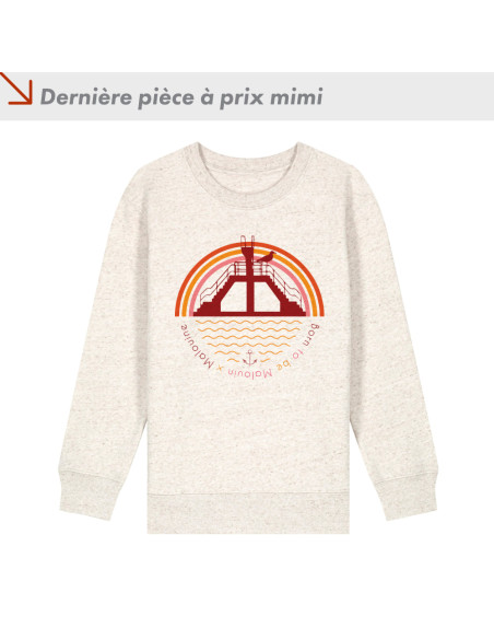 Sweat Kids Plongeoir - naturel chiné