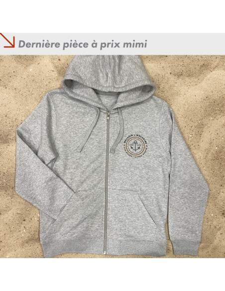 Sweat-shirt Hoodie Zip Plongeoir Sauvage