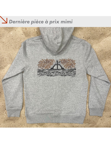 Sweat-shirt Hoodie Zip Plongeoir Sauvage