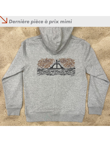 Sweat-shirt Hoodie Zip Plongeoir Sauvage