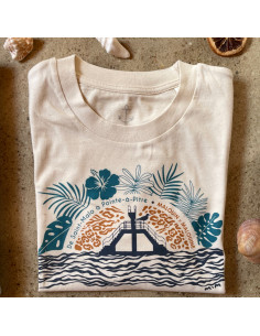 T-shirt unisexe Plongeoir Tropical