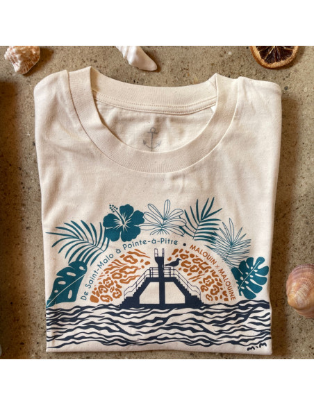 T-shirt unisexe Plongeoir Tropical