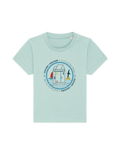 T-shirt Kids Solidor - Aqua