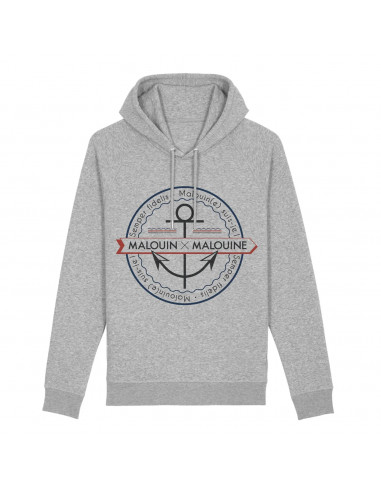 Sweat-shirt Hoodie Ancre Malo
